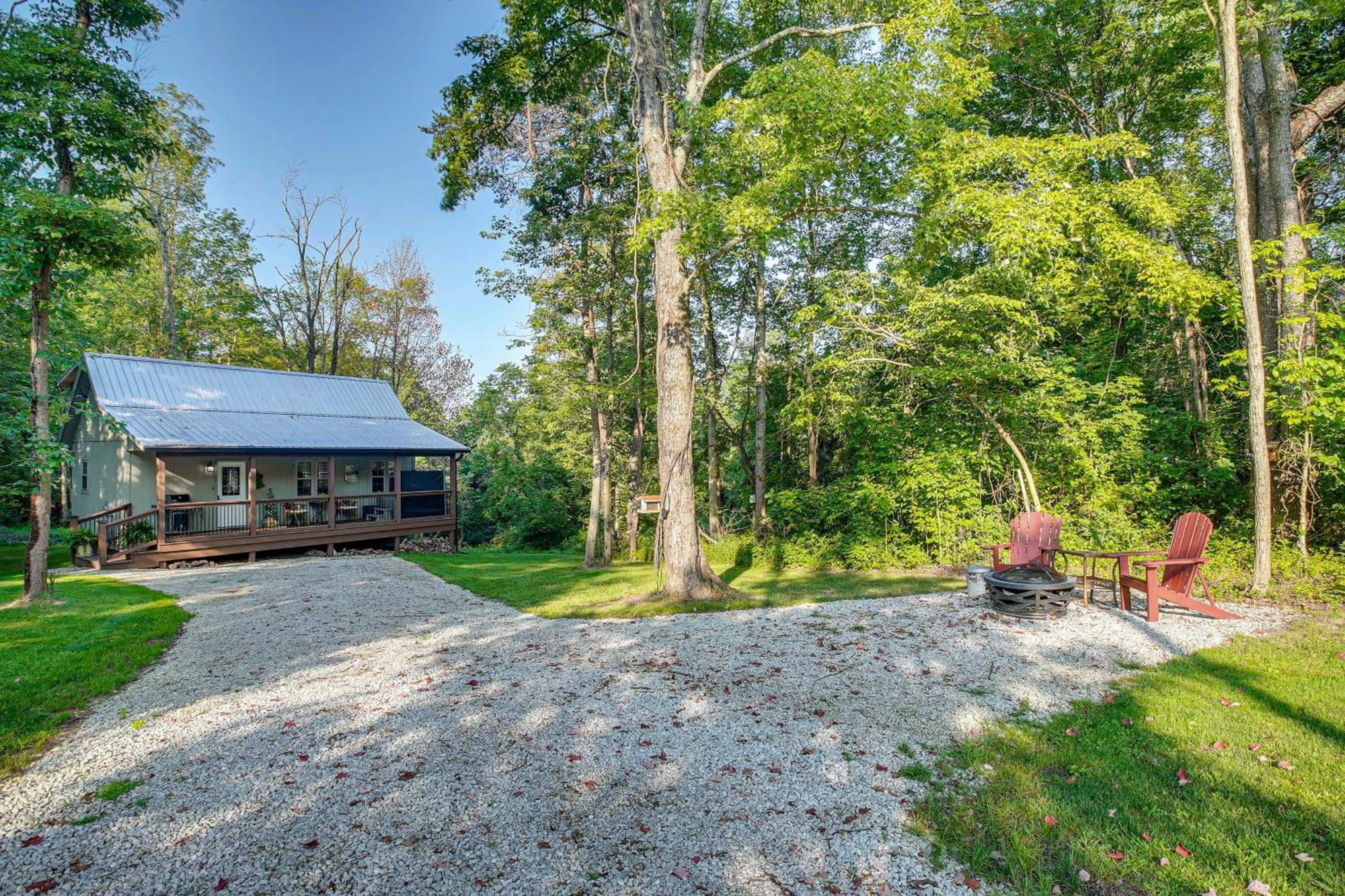 Idyllic Cabin In The Heart Of Hocking Hills Rockbridge エクステリア 写真