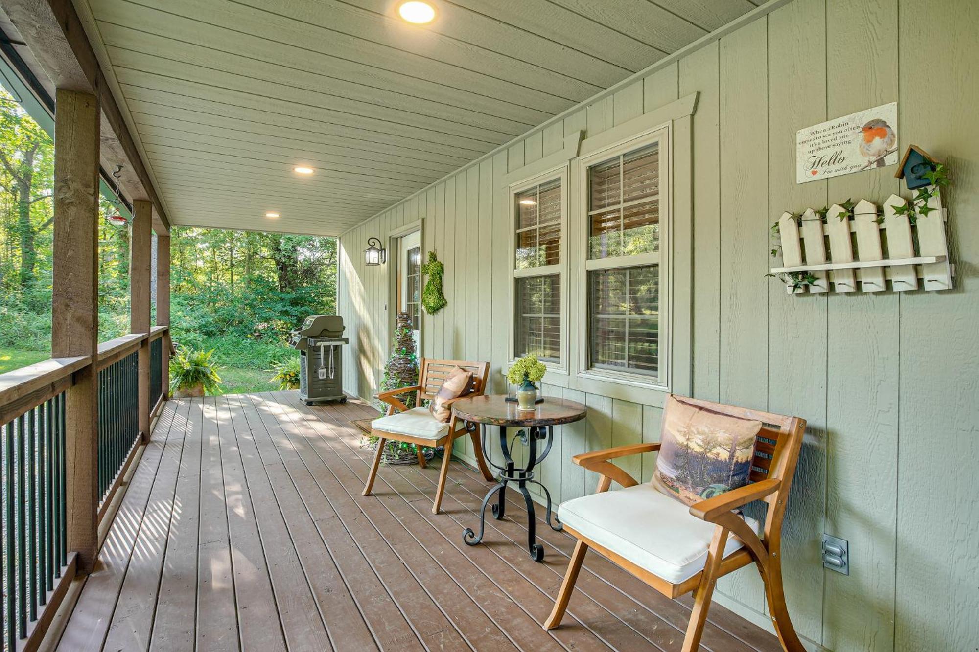 Idyllic Cabin In The Heart Of Hocking Hills Rockbridge エクステリア 写真